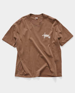 Short Sleeve Tees: S/Double - Shawn T-Shirt - Pigment Chocolate