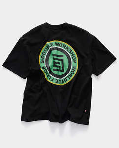 Short Sleeve Tees: S/Double - Flavor Dot T-Shirt - Black
