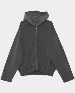 Hoodies: Beach Brains - Bomber Hoodie - Charcoal