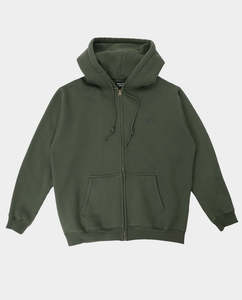 Passport - Solid Workers Zip-Hood - Dark Elm