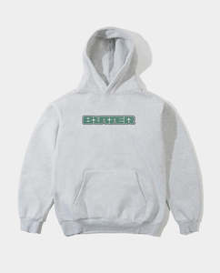 Butter Goods - Glint Nylon Applique Hoodie - Ash