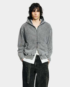 Hoodies: Beach Brains - Tour Zip Hood - Black Snow