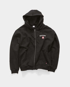 S/Double - Women’s Cities Zip-Thru Hoodie - Black