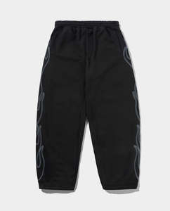 Pants Joggers: Butter Goods - Flame Fleece Pants - Black