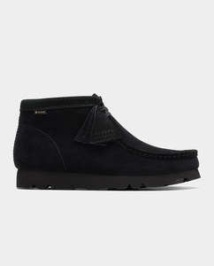 Clarks - Gore-Tex Wallabee Boot - Black Suede
