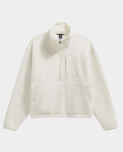 Jackets: The North Face - Women’s Off Peak Half-Zip Jacket - White Dune