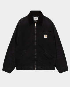 Jackets: Carhartt WIP - OG Detroit Jacket - Black Stone Canvas