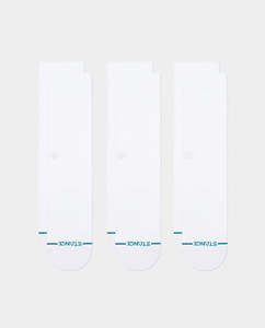 Stance - Icon 3 Pack Socks - White