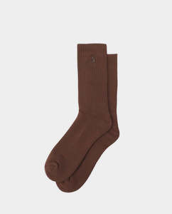 Passport - Solid Workers Socks - Choc