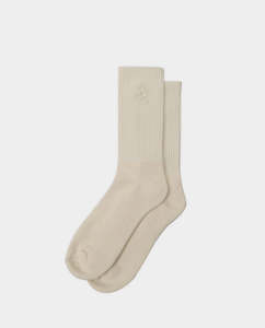 Passport - Solid Workers Socks - Bone
