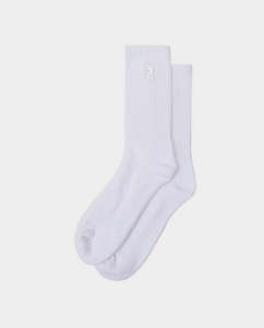 Passport - Solid Workers Socks - White