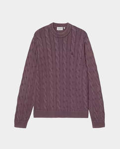 Jerseys: Carhartt WIP - Carter Sweater - Cozy Purple Garment Dyed