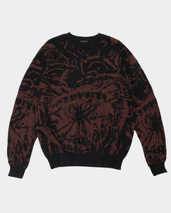 Jerseys: Passport - Goes Around Knit Sweater - Brown