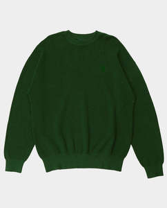 Passport - Speckled Knit Sweater - Forest Green