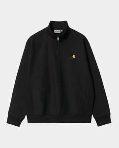 Carhartt WIP - Half Zip American Sweat - Black