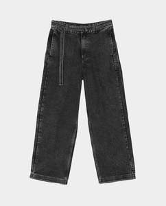 Pants Joggers: Beach Brains - Work Cut Jeans - Black