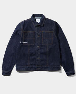 Jackets: Butter Goods - Bull Selvedge Denim Jacket - Raw Indigo