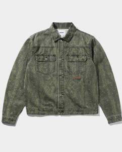 Jackets: Butter Goods - Garage Denim Jacket - Lowland Camo