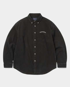 Shirts: Thisisneverthat - Washed Denim Shirt - Black