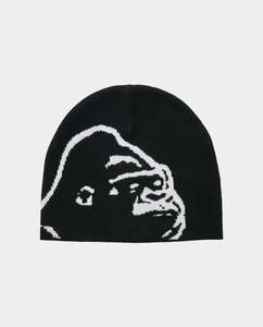 Beanies: XLarge - Gorilla Skull Cap - Black