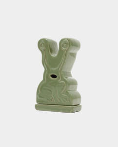 Butter Goods - Frog Ceramic Incense Holder - Light Green