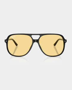 Ray-Ban - Bill Sunglasses - Black with Yellow Lens