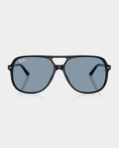 Ray-Ban - Bill Sunglasses - Black with Blue Lens