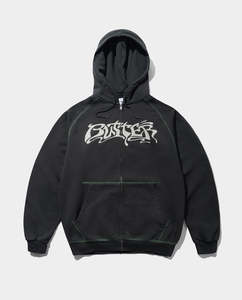 Butter Goods - Drummer Zip-Hoodie - Washed Black