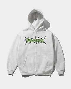 Butter Goods - Nail Logo Zip-Hoodie - Ash