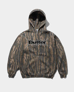Butter Goods - Nail Logo Zip-Hoodie - Frog Camo