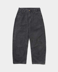 Butter Goods - Wide Cut Denim Jeans - Rinsed Black