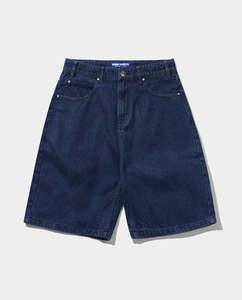 Butter Goods - Drummer Baggy Denim Shorts - Raw Dark Indigo