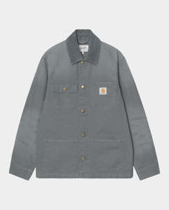 Jackets: Carhartt WIP - Michigan Coat - Cozy Blue Stone Canvas