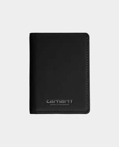 Wallets: Carhartt WIP - Vegas Fold Cardholder - Black/Silver