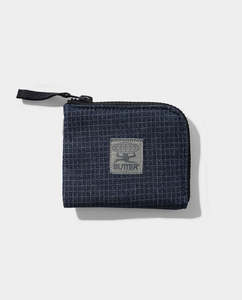 Wallets: Butter Goods - Zip Wallet - Denim