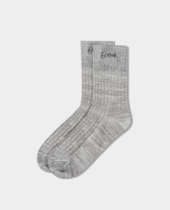 Butter Goods - Mid-Cut Socks - Ash