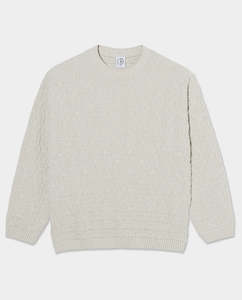 Jerseys: Polar - Alex Sweater - Ivory Grey Melange