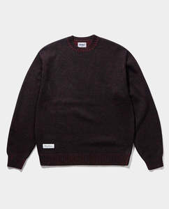 Jerseys: Butter Goods - Textured Knit Sweater - Black