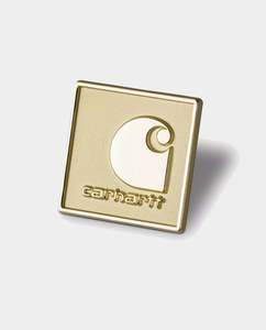 Carhartt WIP - Square Label Pin - Gold