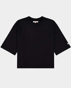 Checks Downtown - Wide Tee - Black