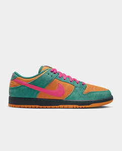 Nike - Dunk Low Pro Shoe - Green Noise/Watermelon/Light Curry