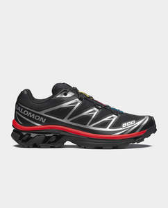 Salomon - XT-6 Shoe - Black/Fiery Red/Silver
