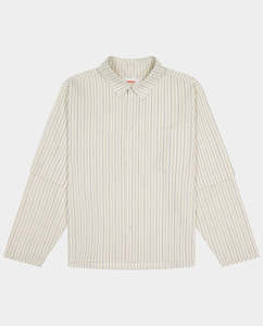 Checks Downtown - Layered Shirt - Cream Stripe