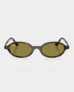 Ray-Ban - Khal Bio-Based Sunglasses - Havana with Green Lens