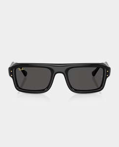 Lifestyle: Ray-Ban - Flacko Puffer Sunglasses - Black with Ultra Black Lens