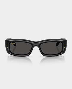 Lifestyle: Ray-Ban - Kiliane Puffer Sunglasses - Black with Ultra Black Lens