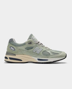 New Balance: New Balance - 991BB2 Shoe - Sea Grass/Silver