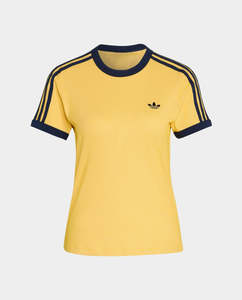 Adidas - 3-Stripes Cali Tee - Warm Vanilla/Bold Gold/Night Indigo