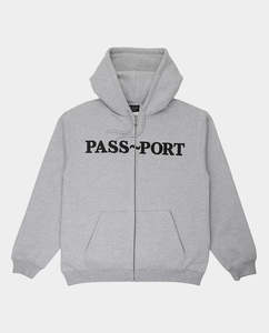 Passport - Official Zip-Thru Hoodie - Ash