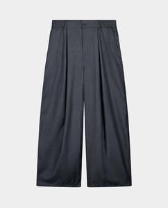 Checks Downtown - Hakama Pants - Charcoal Wool